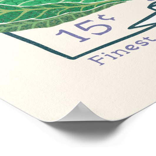 Kale Seed Packet Poster (Ecke)