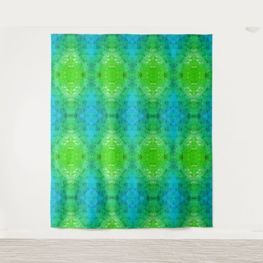 Kale x GL Ikat 4 Wandteppich (Vorderseite)