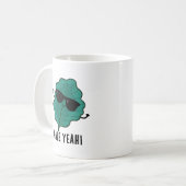 Kale Yeah Funny Veggie Pun Kaffeetasse (Vorderseite Links)