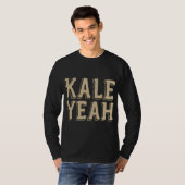 Kale Yeah Niedlich Funny Vegetarian Vegan Weihnach T-Shirt (Vorne ganz)