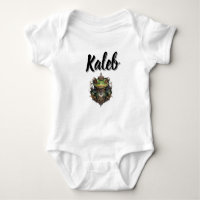 Kaleb Name Mit Steampunk-Frosch,