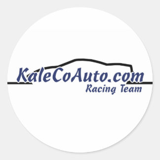 KaleCoAuto Racing Team! Runder Aufkleber