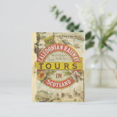 Kaledonische Eisenbahn. Touren in Schottland. Postkarte (Stehend Vorderseite)