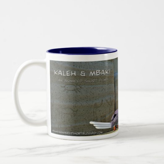 Kaleh u. Mbaki Blick-Tasse Zweifarbige Tasse (Links)