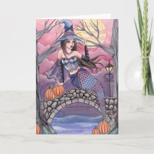 Kalei - Halloween-Meerjungfrau-Karte Karte (Vorderseite)