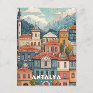 Kaleici Gebiet Antalya Turkiye Reisen Postkarte