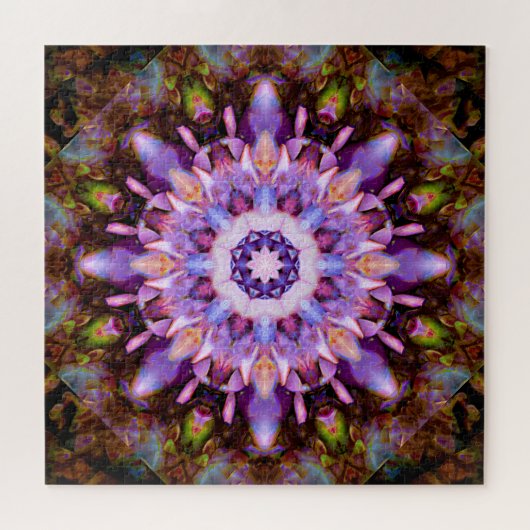 Kaleidescope Mandala Jigsaw Puzzle von DeGruy (Horizontal)