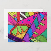 Kaleideskop Postkarte (Vorne/Hinten)