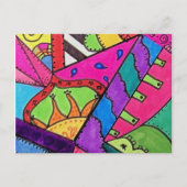 Kaleideskop Postkarte (Vorderseite)