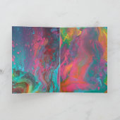 Kaleido-Dye (Beliebig) Geschenkkarte Karte (Innenseite)