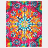 Kaleido-dye Fleecedecke (Vorderseite)