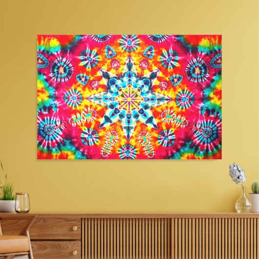 Kaleido-dye Leinwanddruck (Insitu (Wohnzimmer))