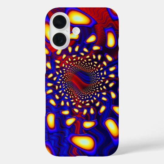 KaleidoBerries Psychedelisches Fraktal aus geschmo Case-Mate iPhone Hülle (Rückseite)