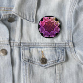 KALEIDOCAT: Luccaface (Schwarzes) Abzeichen Button (Beispiel)