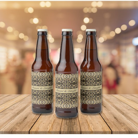 KaleidoCheetah, Brauch Bierflaschenetikett