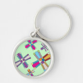 Kaleidoflower-Schlüsselanhänger Schlüsselanhänger (Vorne)