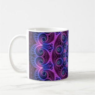 Kaleidoscope Apophysis Mandala Hearts Kaffeetasse