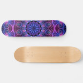 Kaleidoscope Apophysis Mandala Hearts Skateboard (Horizontal)