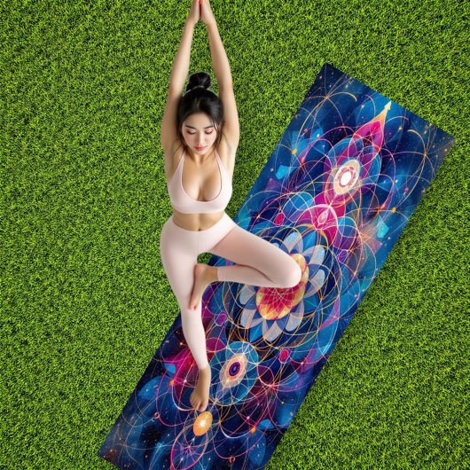 Kaleidoscope Bloom yoga Mat Yogamatte