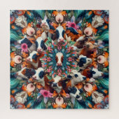 Kaleidoscope Cows Puzzle (Vertikal)