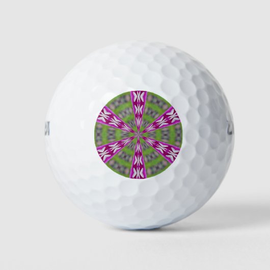 Kaleidoscope Dahlia Golfball (Vorderseite)