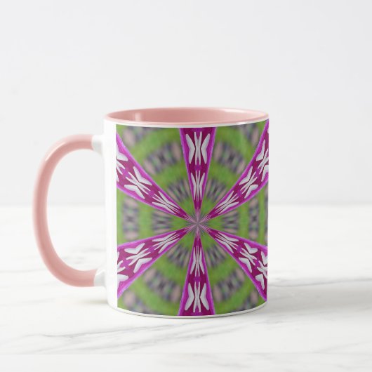 Kaleidoscope Dahlia Tasse (Links)