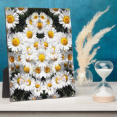 Kaleidoscope Daisies Pattern Fotoplatte (Seite)