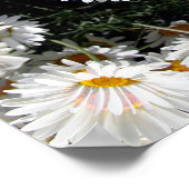 Kaleidoscope Daisies Pattern Poster (Ecke)