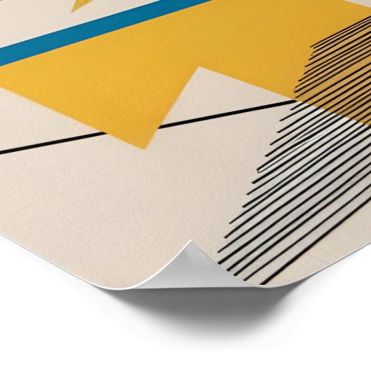 Kaleidoscope Energy Burst Poster (Ecke)