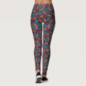 Kaleidoscope Floral Half-Print Leggings (Rückseite)