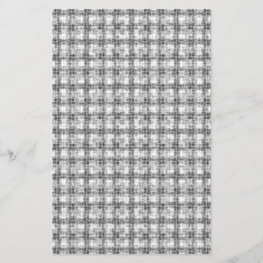 Kaleidoscope Grau Briefpapier (Vorderseite)