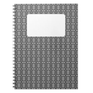 Kaleidoscope Grau Notizblock