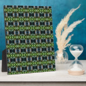 Kaleidoscope Grün Fotoplatte (Seite)