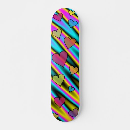 Kaleidoscope Hearts Skateboard (Vorne)