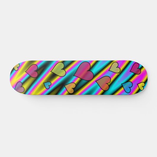Kaleidoscope Hearts Skateboard (Horizontal)