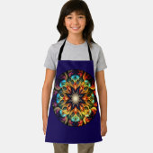 Kaleidoscope Mandala Flower Design-23091 Schürze (Insitu)