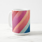 Kaleidoscope Morning – Geometric Abstract Mug Kaffeetasse (Vorderseite Links)