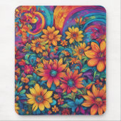 "Kaleidoscope of Color" Art Mouse Pad Mousepad (Vorne)
