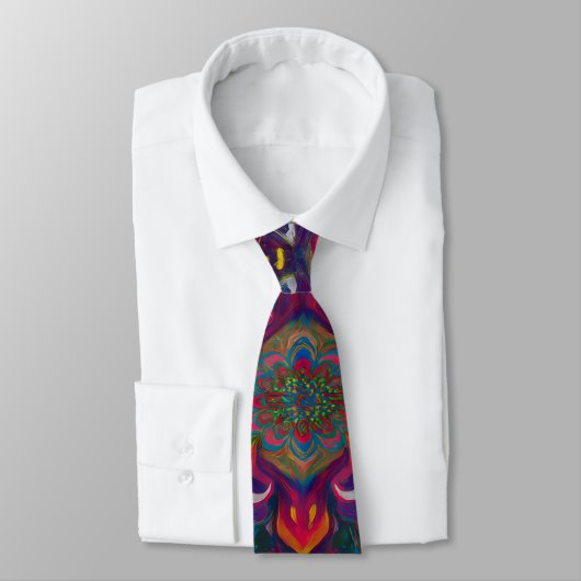 Kaleidoscope Pattern Tie Krawatte (Gebunden)