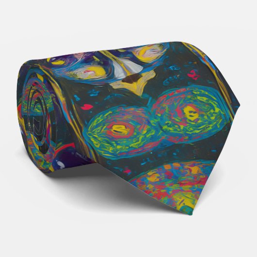 Kaleidoscope Pattern Tie Krawatte (Gerollt)