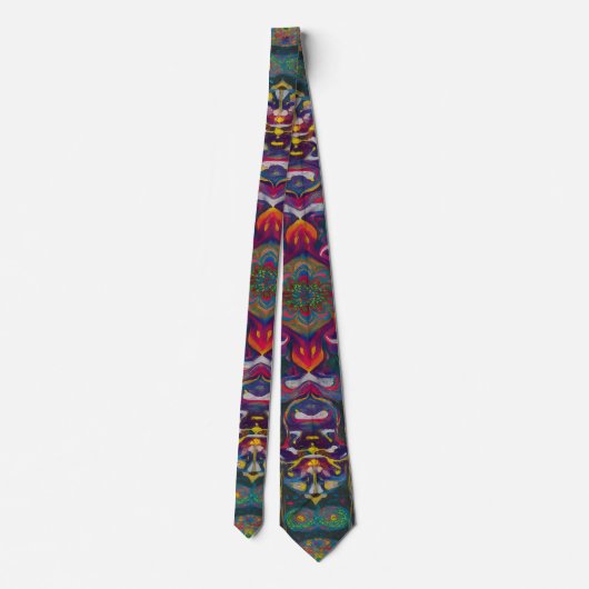 Kaleidoscope Pattern Tie Krawatte (Rückseite)