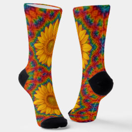 Kaleidoscope Sunflower Socks Socken
