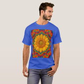 Kaleidoscope Sunflower  T-Shirt (Vorne ganz)