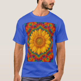Kaleidoscope Sunflower  T-Shirt