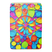 Kaleidoscope Symphony Artwork Badematte (Vorderseite Vertikal)