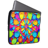 Kaleidoscope Symphony Artwork Laptopschutzhülle (Vorne Rechts)