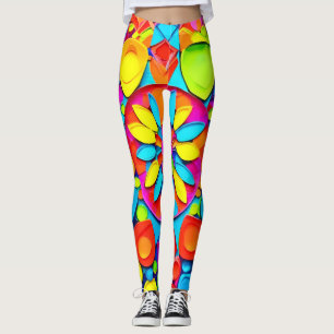 Kaleidoscope Symphony Artwork Leggings