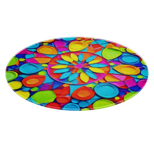 Kaleidoscope Symphony Artwork Schneidebrett (Ecke)