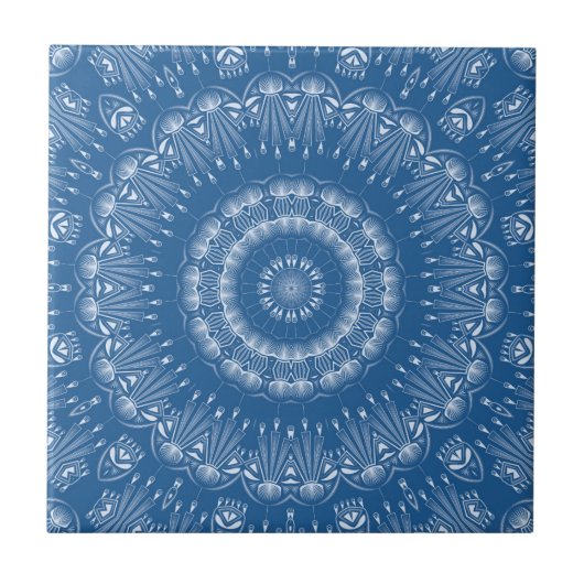 Kaleidoscopic mosaic abstract ornamental na fliese (Vorderseite)