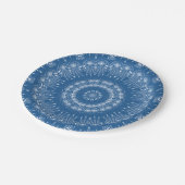 Kaleidoscopic mosaic abstract ornamental na pappteller (Schrägansicht)